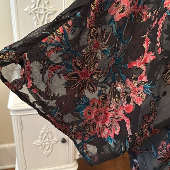 Free People Floral Burnout Kimomo - Picture 7 of 12